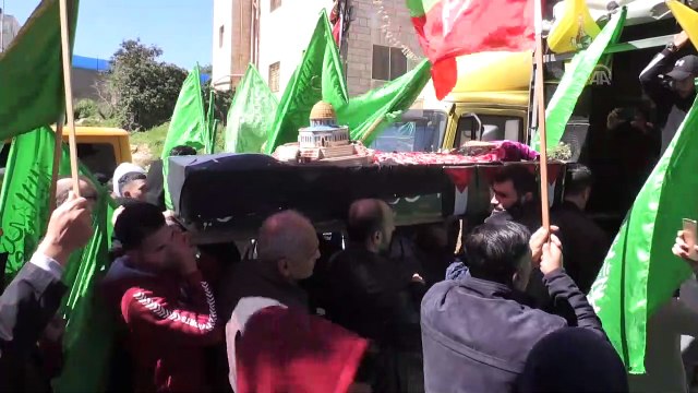 İsrail tarafından şehit edilen Filistinli kız çocuğun cenaze töreni - RAMALLAH