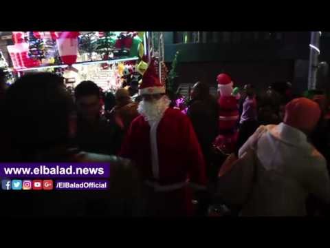 صدى البلد | احتفالات المصريين باليلة راس السنة بوسط البلد