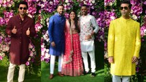 Akash Ambani - Shloka की शादी में पहुंचे Ranbir Kapoor और Karan Johar; Watch Video | वनइंडिया हिंदी