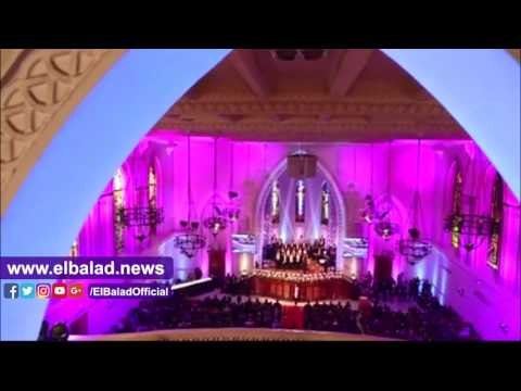 صدى البلد | احتفالات الطائفة الانجيلية بعيد الميلاد المجيد