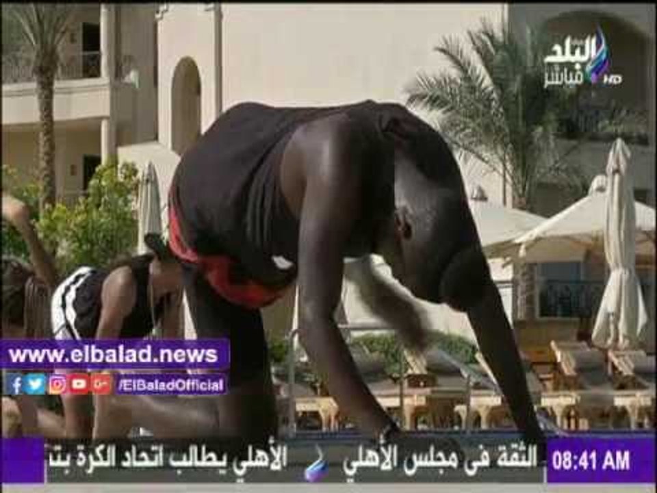 صدى البلد |تدريبات لياقة جسدية على «صباح البلد»