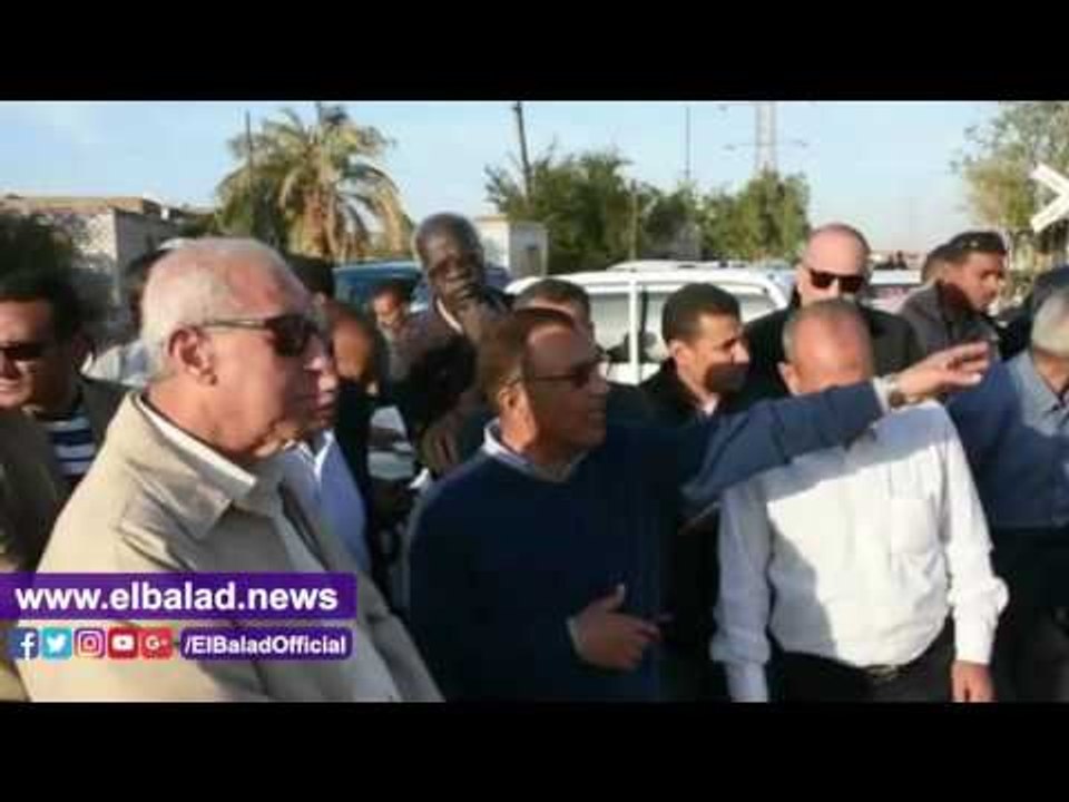 صدى البلد |  محافظ أسوان يتفقد مستعمرة السد العالى