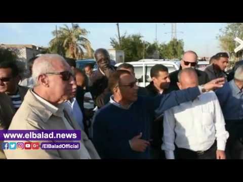 صدى البلد | محافظ أسوان يتفقد مستعمرة السد العالى