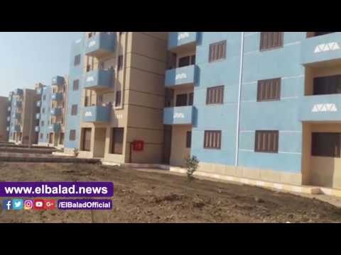 صدى البلد | داخل العمارات السكنية بقرية السماكين بسوهاج قبل تسليمها للأهالي