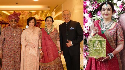 Nita Ambani wears Red lehenga at Akash Ambani's wedding: Watch video | Boldsky
