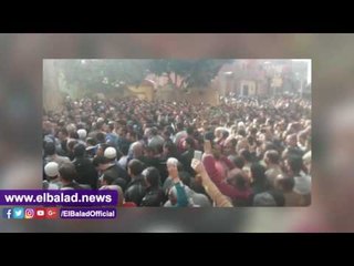 صدى البلد | كيف شيع أهالي المنوفية جثمان مستشار الرشوة المنتحر.. وشاهد رد فعل والده