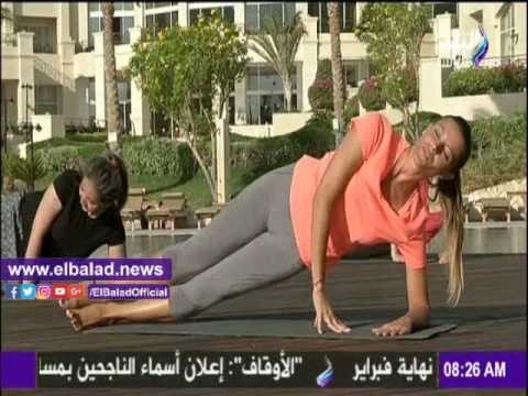 صدى البلد |تمارين رياضية لمنطقة البطن على «صباح البلد»