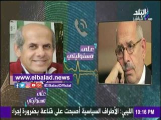 صدى البلد | البرادعي يسب إعلاميين ورموز سياسية بعبارات خارجة