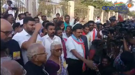 7 பேரை விடுதலை செய்யக் கோரி மனிதச் சங்கிலி: அற்புதம்மாள் பங்கேற்பு