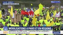 Les gilets jaunes démarrent leur manifestation au Puy-en-Velay en Haute-Loire