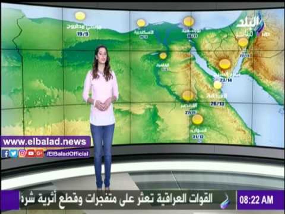 صدى البلد |درجات الحرارة المتوقعة بالقاهرة والم...