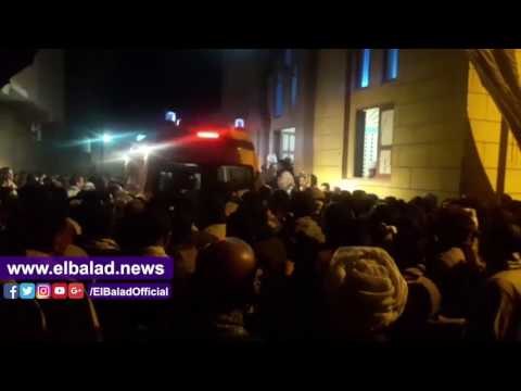 صدى البلد | أهالي الدويرات بسوهاج يودعون شهيد كمين النقب