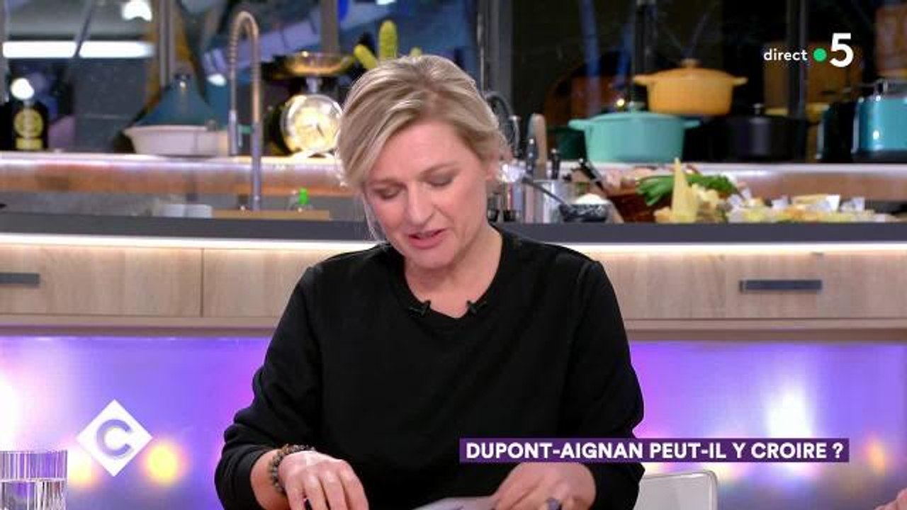 Nicolas Dupont-Aignan prié de quitter le plateau à la demande d'Anne-Elisabeth Lemoine - C à vous mercredi 6 mars