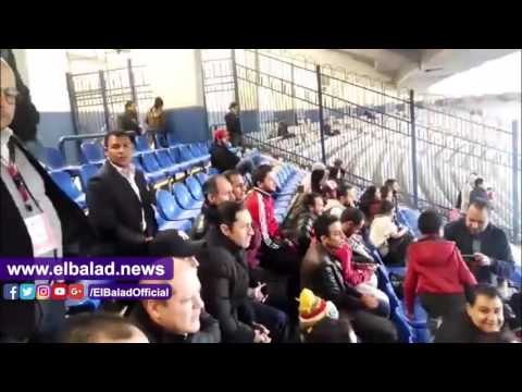 صدى البلد | علاء وجمال مبارك فى ستاد القاهرة لمتابعة ودية مصر وتونس