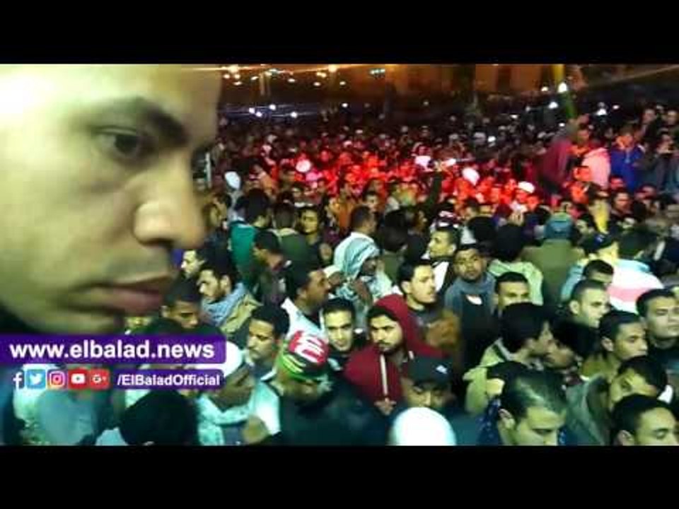 صدى البلد |  تزايد أعداد الوافدين إلى ساحة مسجد الحسين للاحتفال بذكرى قدوم الرأس