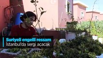 Suriyeli engelli ressam İstanbul'da sergi açacak