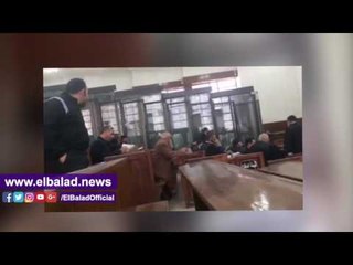 صدى البلد |متهمو أحداث العدوة يهتفون: "تحيا مصر"