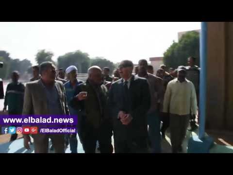 صدى البلد | محافظ أسوان يفتتح توسعات وتطوير محطة مياه الشرب بكوم أمبو