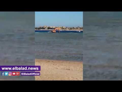 صدى البلد | قرية سياحية تدمر الشعاب المرجانية بصرف مياة عالية الملوحة فى البحر بمكادى بالغردقة