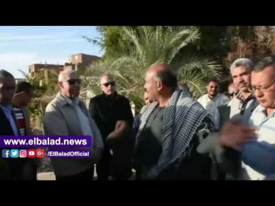 صدى البلد | محافظ أسوان يتفقد مستعمرة السد العالى ويستمع لمشكلات الأهالي