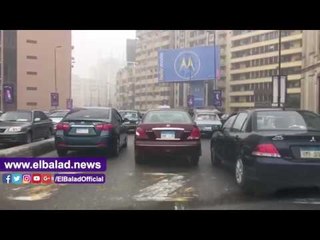 صدى البلد |كثافات مرورية أعلى كوبري أكتوبر