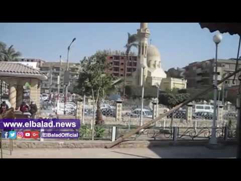 صدى البلد | سرادقات كبري استعدادا لمشاهدة نهائي أفريقيا ببني سويف