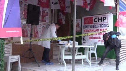 CHP'nin Seçim Koordinasyon Bürosuna Silahlı Saldırı: 2 Yaralı (2)