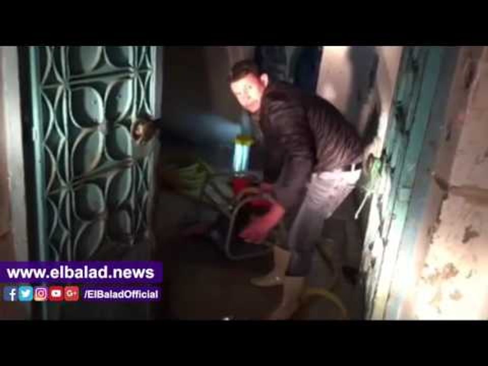 صدى البلد |  الصرف الصحي يُحاصر منازل «برج مغيزل» بكفر الشيخ