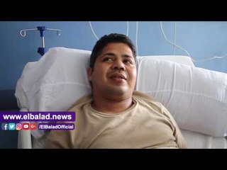 صدى البلد | ضابط مفرقعات مصاب بسيناء : انا مش اقل من زملائي اللى استشهدوا