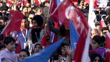 Cumhurbaşkanı Erdoğan: 'Bu terör örgütü kalıntılarıyla bugünlere gelmedik' - DİYARBAKIR