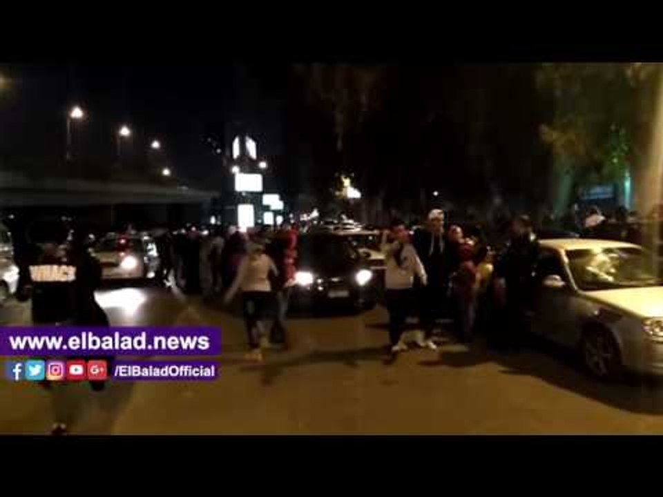 صدى البلد |إقبال على مركز شباب الجزيرة لمتابعة النهائي الإفريقي