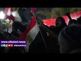 صدى البلد | فرحة عارمة بمركز شباب الجزيرة بعد هدف المنتخب