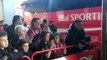 Sporting-Almería: Llegada del Sporting de Gijón