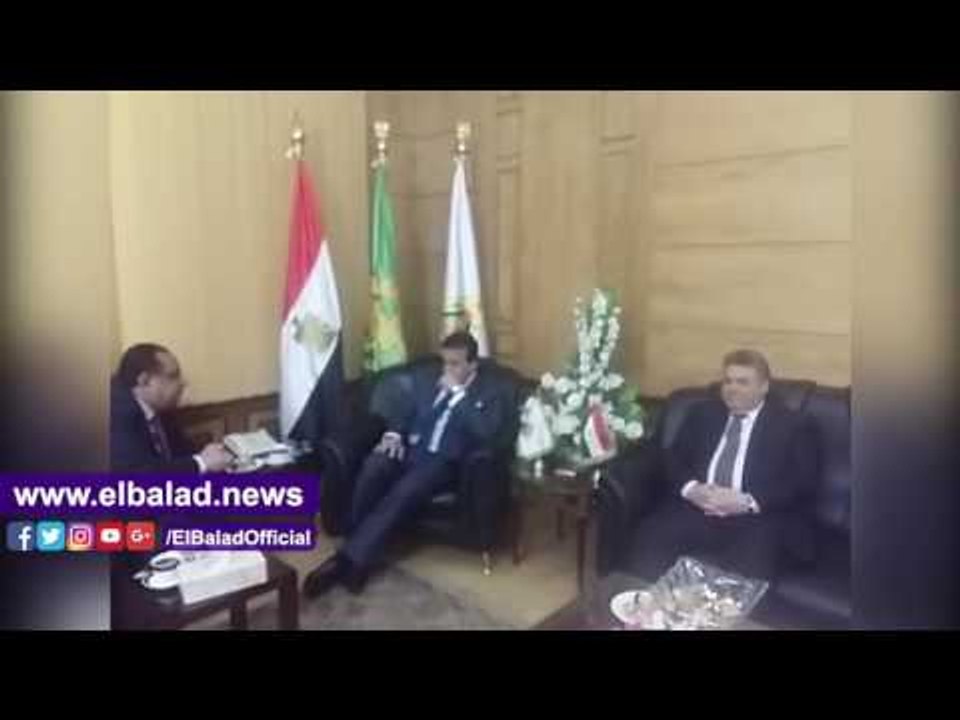 صدى البلد | وزير التعليم العالي يصل جامعة بنها...