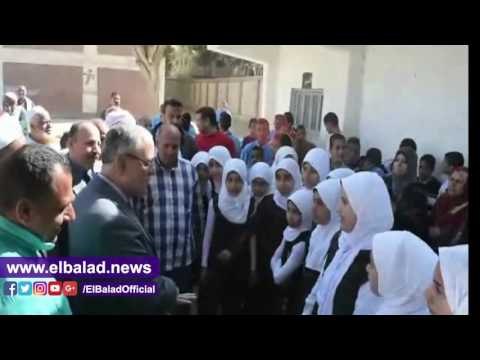 صدى البلد | محافظ المنيا يتابع مستوى الخدمات العامة بقرية الحوارتة