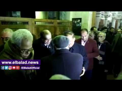 صدى البلد | سامي عنان وجمال بخيت أول الحضور في عزاء الشاعر الراحل سيد حجاب‎