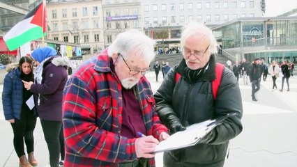 Eurovision'un İsrail'de yapılacak olması İsveç'te protesto edildi - STOCKHOLM