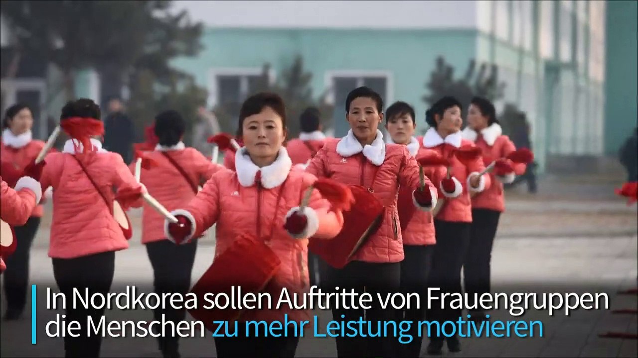 Nordkorea: Flaggenschwingen für die Arbeiterklasse