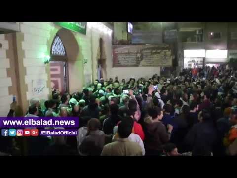 صدى البلد | أهالي ناهيا يودعون والد محمد أبو تريكة بالدموع‎