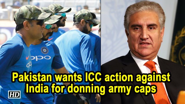 Pakistan wants ICC action against India for donning army caps