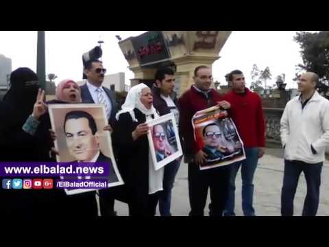 صدى البلد |منتقبة ترفع علامة النصر .. وسط هتافات ثورة ثورة حتى النصر