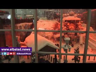 صدى البلد |  "مول مصر" بين "العروض علي الأجهزة" و"التزلج علي الجليد" في أول أيام افتتاح