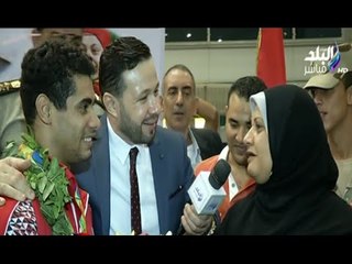 محمد إيهاب يحقق أمنيته.. والمصريين ينتظروه بالورود والأفراح في مطار القاهرة | مع شوبير