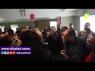 صدى البلد | «بودي جاردات» يعتدون على الصحفيين في العرض الخاص لـ«يا تهدي يا تعدي»
