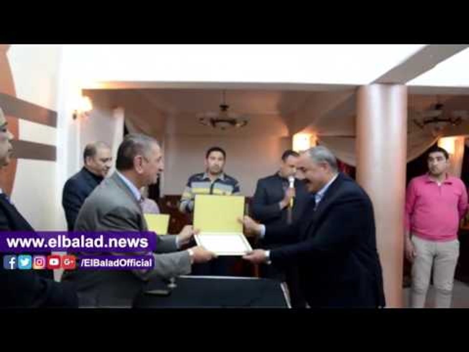 صدى البلد | محافظ كفر الشيخ يكرم الضباط المشارك...