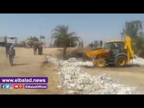 صدى البلد . ازالة 35 حالة تعدى على الاراضي الزراعية بجنوب الاقصر