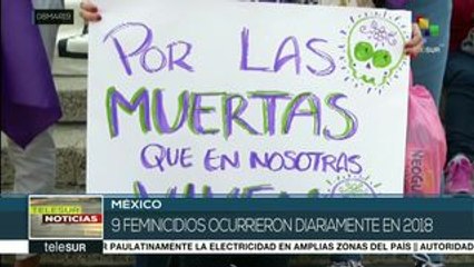 Mexicanas marchan contra el feminicidio y por el aborto legal y seguro