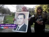 صدى البلد | انصار مبارك من امام المستشفى العسكري قوم يـ