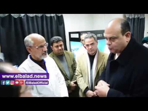 صدى البلد | محافظ مطروح يتفقد وحدة الفيروسات الكبدية بمستشفي الحميات