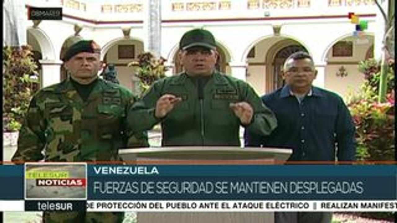 FF.AA. destacan civismo del pueblo venezolano frente a agresiones